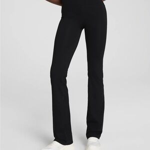 Spanx Booty Boost Flare Leggings Black Size S Sculpting High Rise